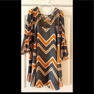 Anthropologie paper crown boho dress -Size Large- Gently Used